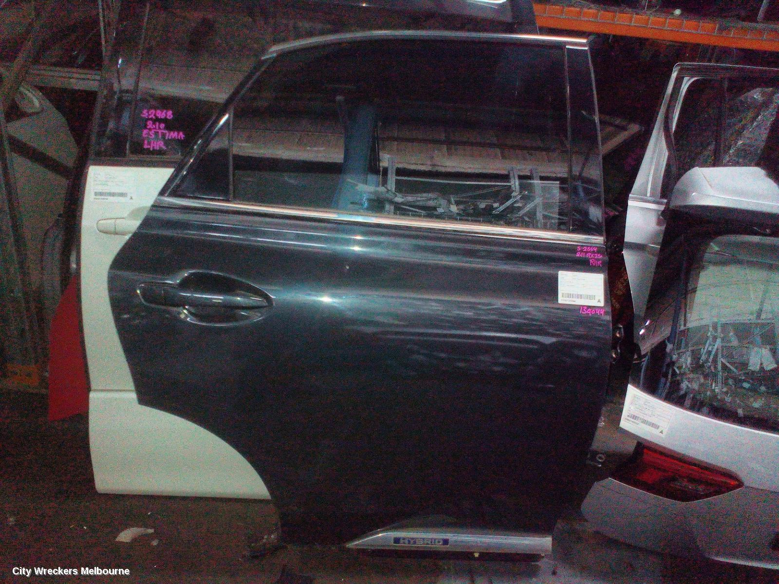 LEXUS RX SERIES RIGHT REAR DOOR, AL10, 12/2008 - 08/2015 - Image 1