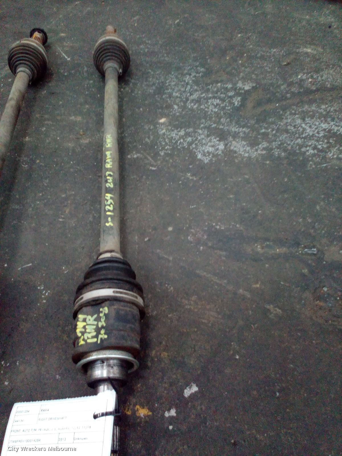 TOYOTA RAV4 RIGHT DRIVESHAFT, REAR, XA40, 12/2012 - 11/2018 - Image 1