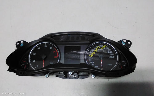 AUDI A4 INSTRUMENT CLUSTER, A4, PETROL, MANUAL T/M, B8 8K, 02/2008 - 06/2012 - Image 1