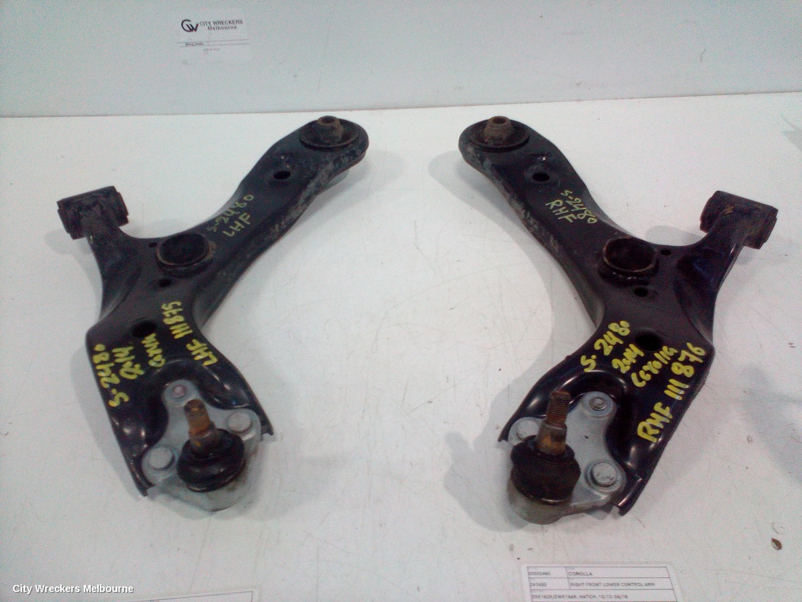 TOYOTA COROLLA RIGHT FRONT LOWER CONTROL ARM, ZRE182R/ZWE186R, HATCH, 10/2012 - 06/2018 - Image 3
