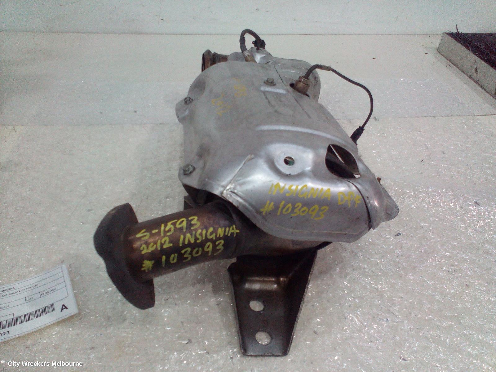 OPEL INSIGNIA PARTICULATE FILTER/DPF, 09/2012 - 12/2013 - Image 2