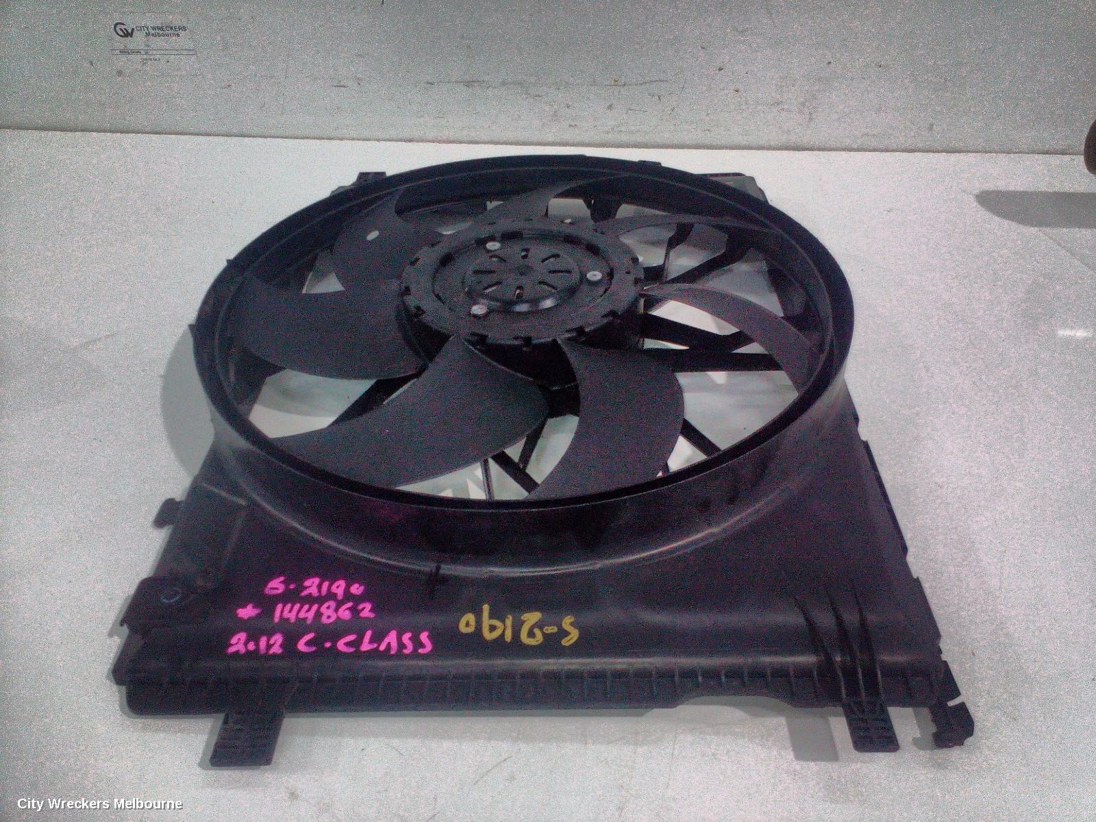 MERCEDES C CLASS FAN, RADIATOR FAN, W204/S204/C204, 600W, P/N A2045000293, 07/2007 - 01/2015 - Image 1