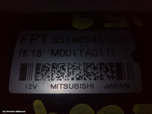 ALFA ROMEO 159 STARTER, DIESEL, 2.4, AUTO T/M, MITSUBISHI BRAND, 06/2006 - 12/2011 - Image 2