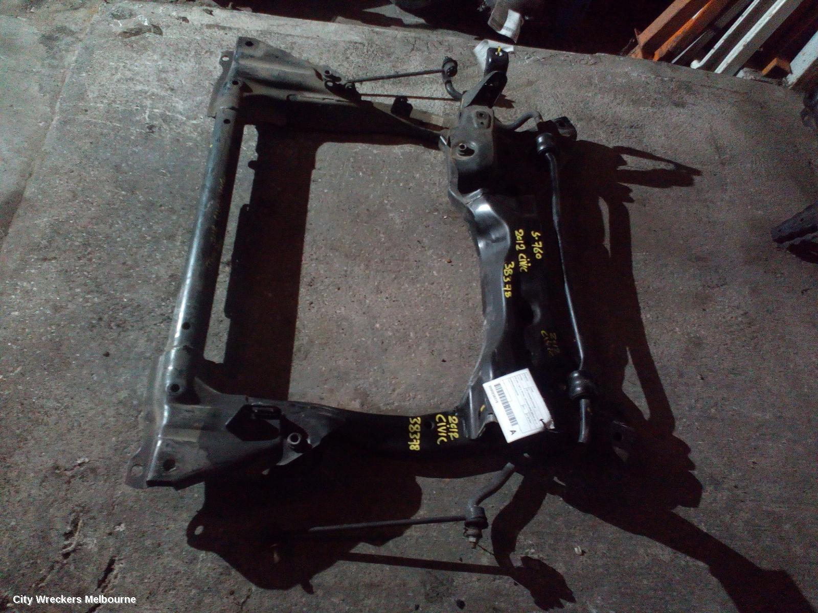HONDA CIVIC FRT XMEMBER/CRADLE, 9TH GEN, 1.8/2.0, PETROL, CROSSMEMBER, SEDAN, 02/2012 - 04/2016 - Image 3