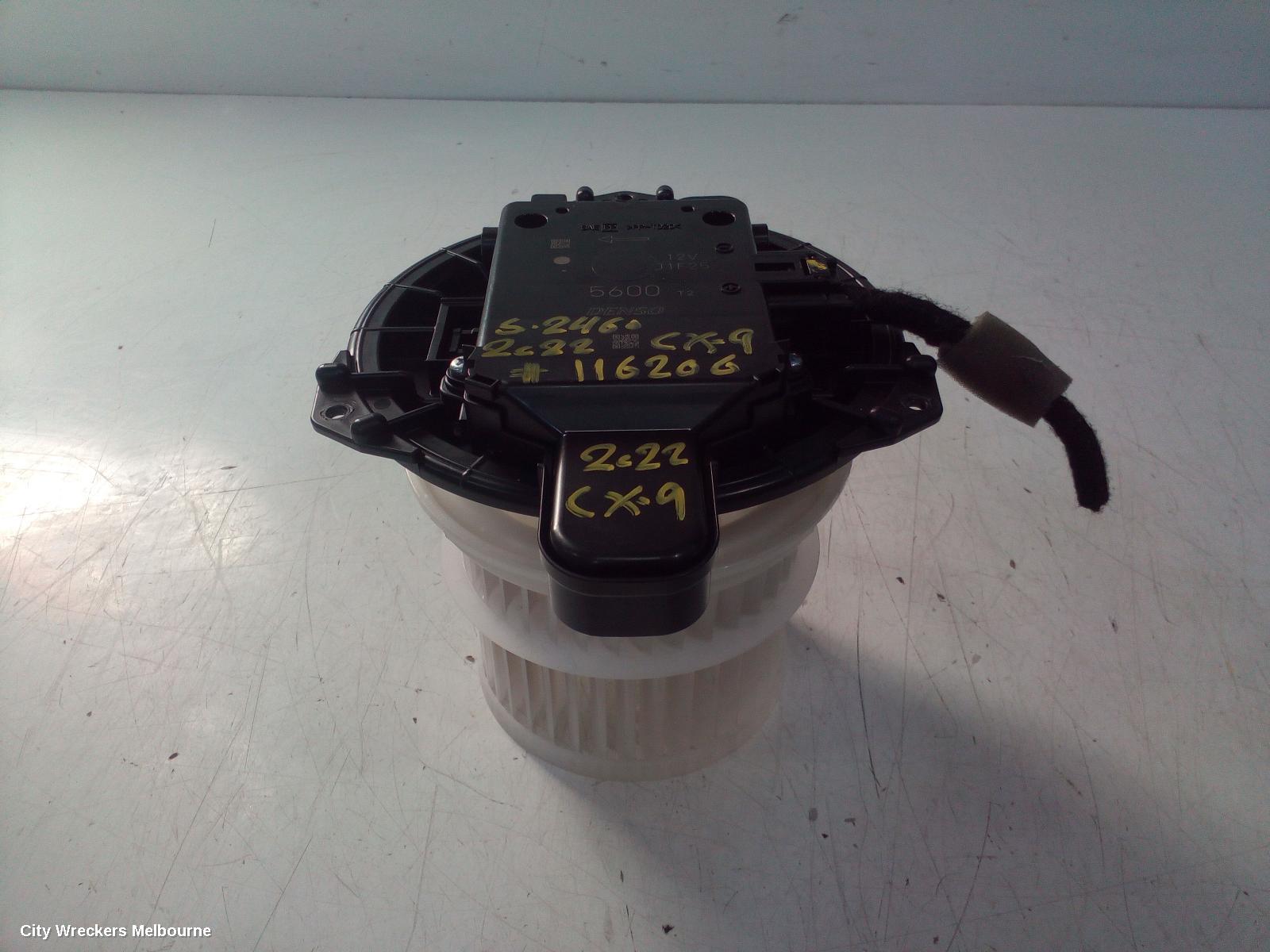 MAZDA CX9 HEATER FAN MOTOR, FRONT, TC, 07/2016 ONWARDS - Image 1