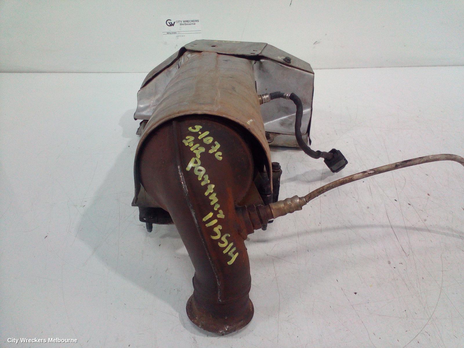 PEUGEOT PARTNER CATALYTIC CONVERTER, DOWNPIPE-CAT TYPE, 1.6, PETROL, 09/2008 - 01/2015 - Image 1