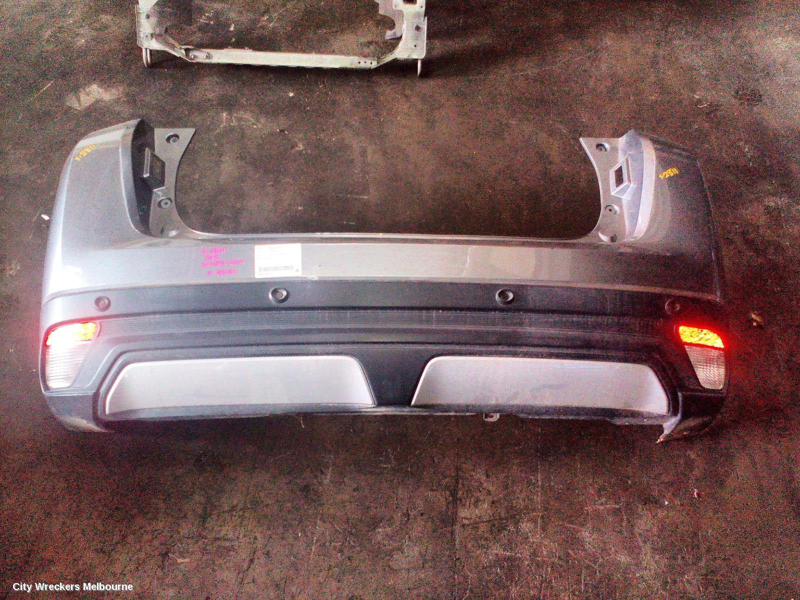 MITSUBISHI ECLIPSE CROSS REAR BUMPER, BUMPER BAR (2 PIECE), W/ PARK SENSOR TYPE, MATTE BLACK, W/ GREY INSERT, YA, 11/2017 - 09/2020 - Image 2