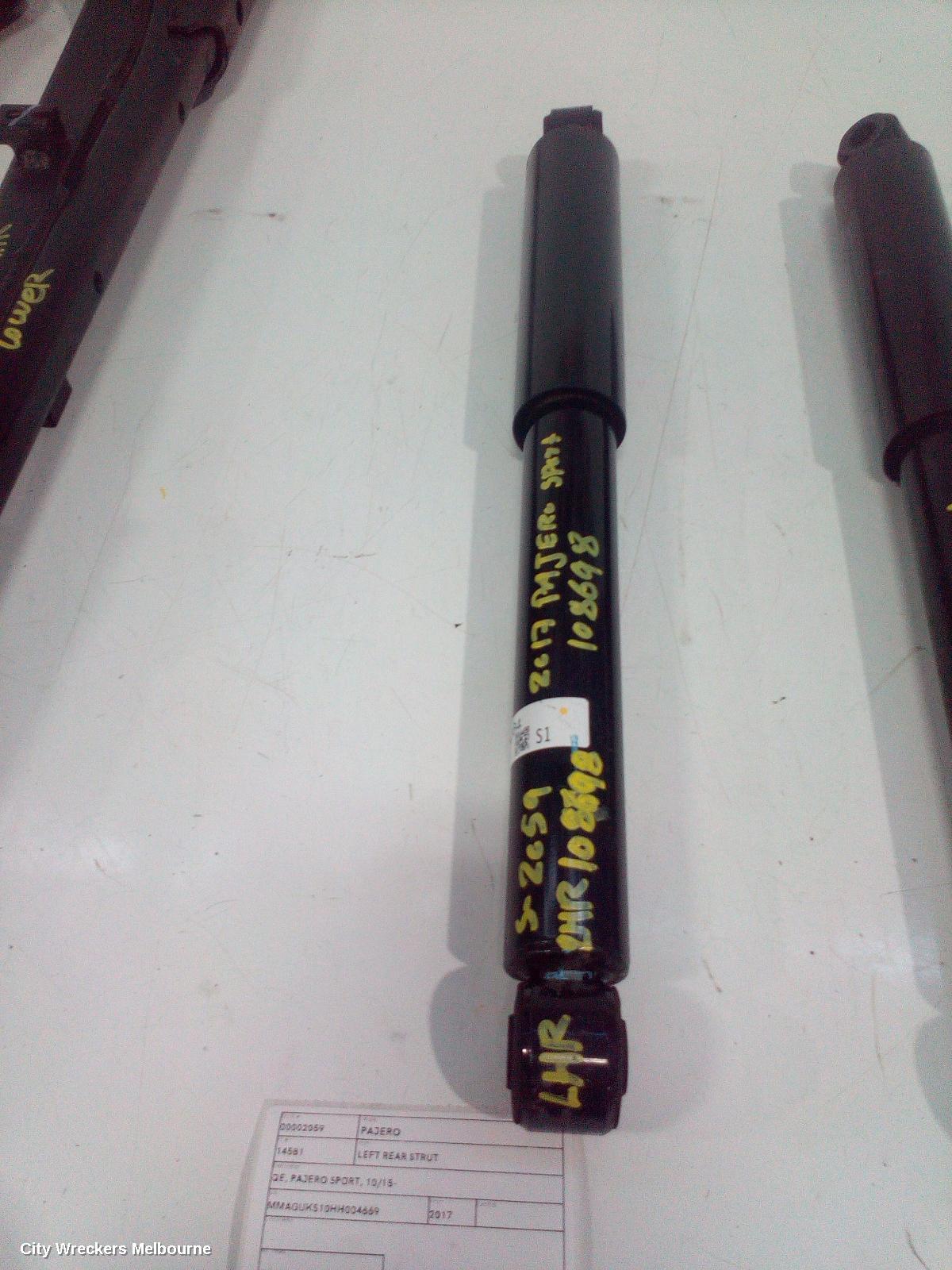 MITSUBISHI PAJERO LEFT REAR STRUT, QE, PAJERO SPORT, 10/2015 ONWARDS - Image 2