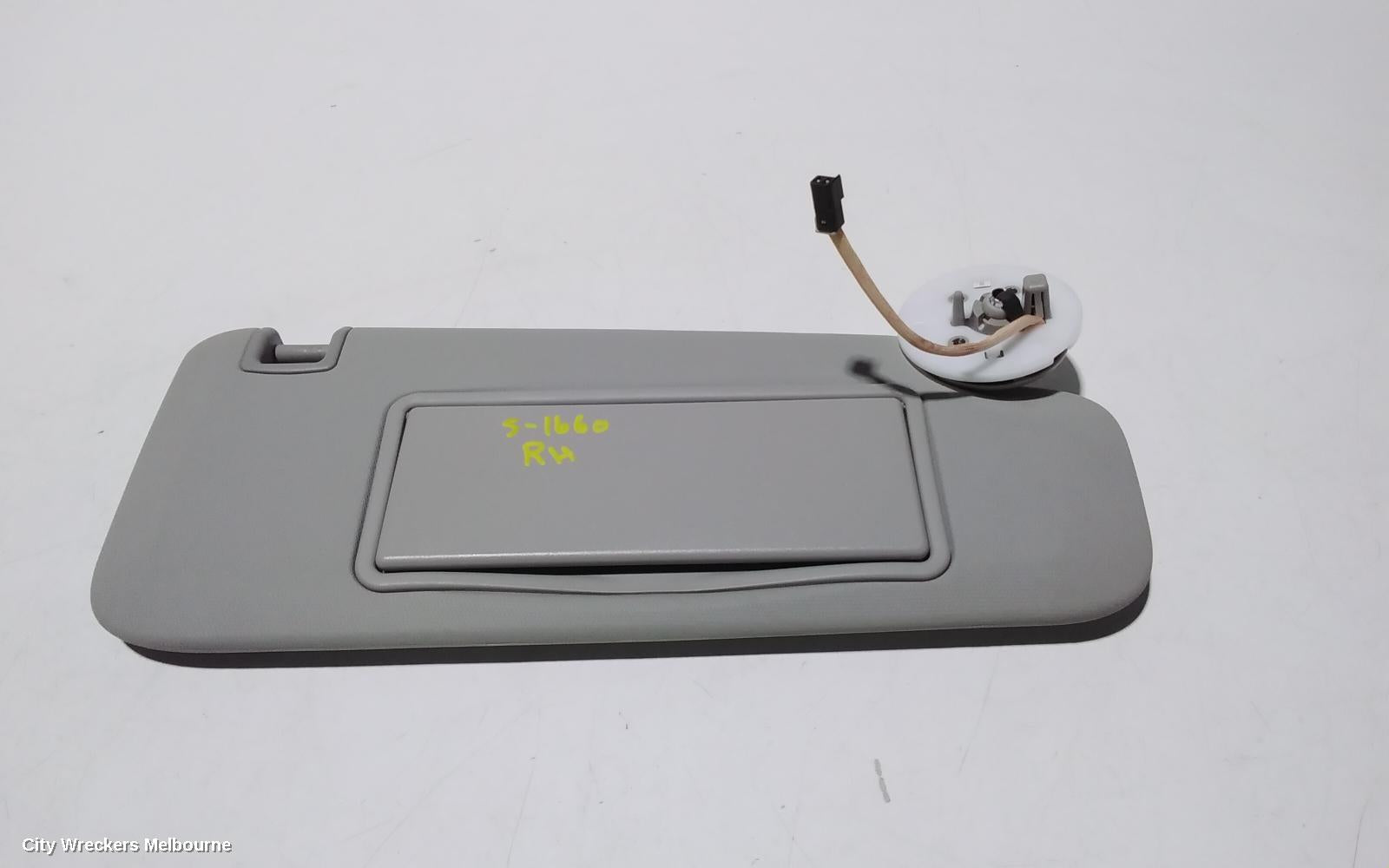 HOLDEN ASTRA SUNVISOR, BK-BL, RH SIDE, 09/2016 - 12/2020 - Image 1