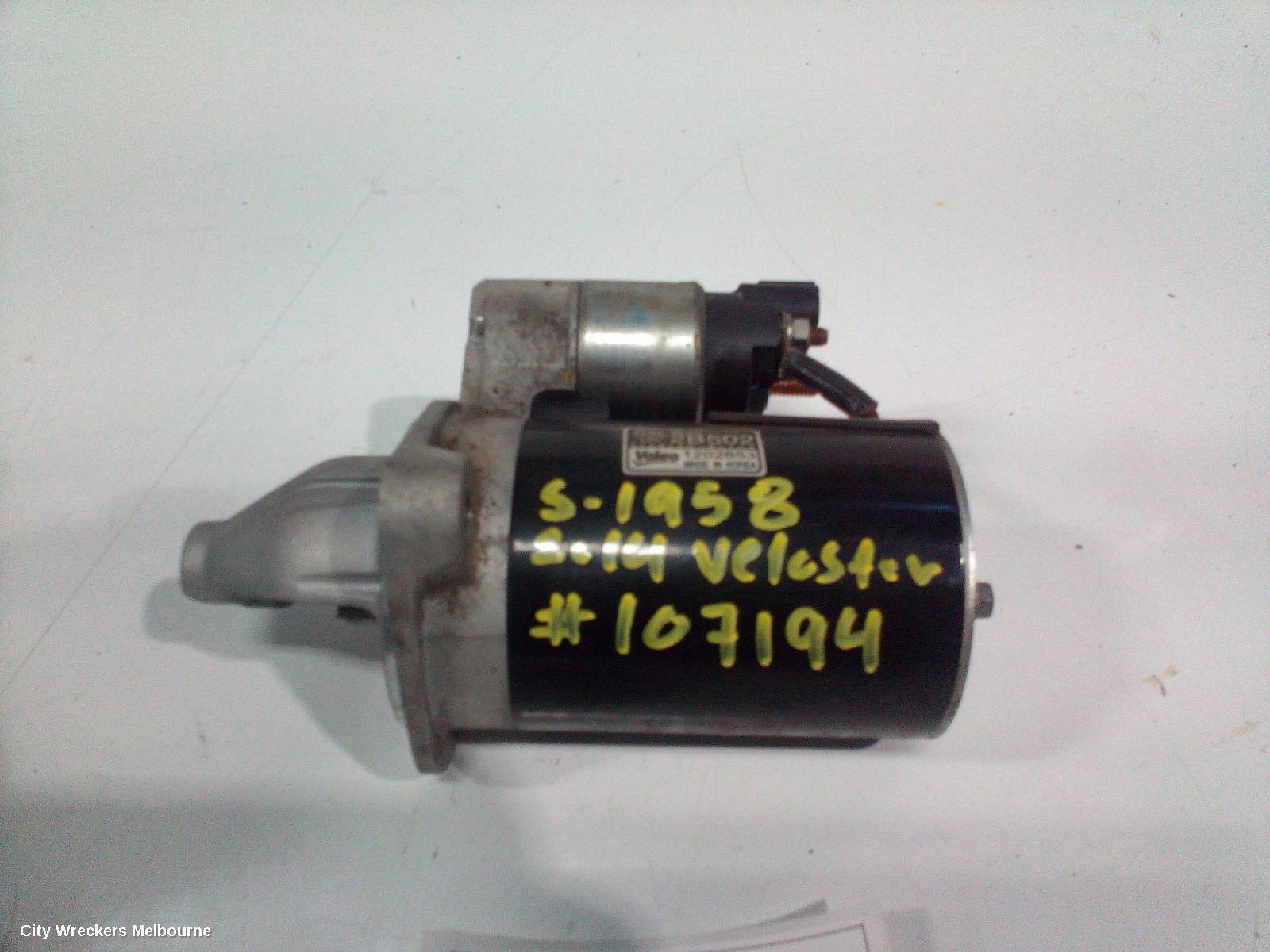 HYUNDAI VELOSTER STARTER, 1.6, G4FJ, TURBO, AUTO/MANUAL T/M, 07/2012 - 02/2018 - Image 1