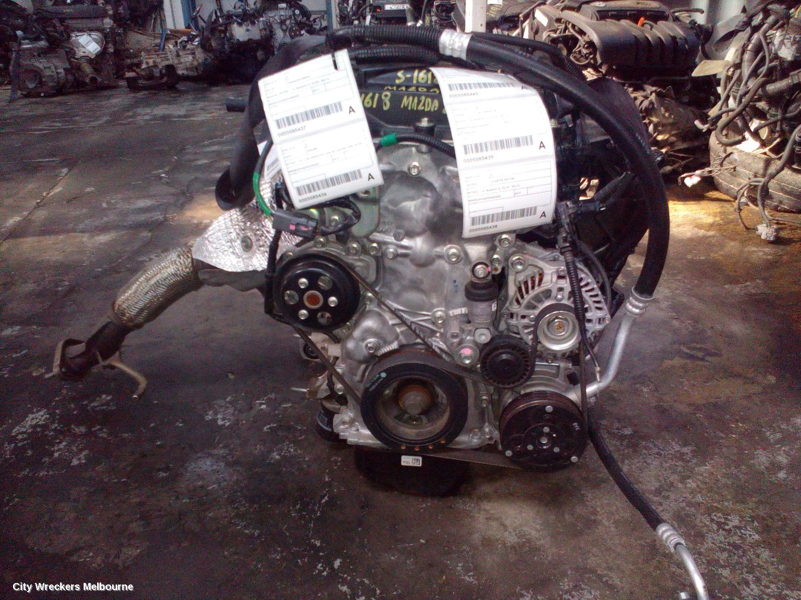 MAZDA 2 ENGINE, PETROL, 1.5, V-P5, NON ELEC CAM ACTUATOR TYPE, DJ/DL, 09/2014 ONWARDS - Image 1