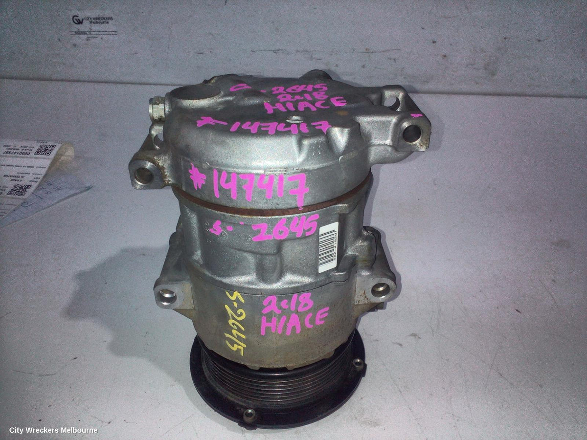 TOYOTA HIACE A/C COMPRESSOR, TRH, 2.7, 2TR-FE, PETROL, 01/2005 - 04/2019 - Image 1