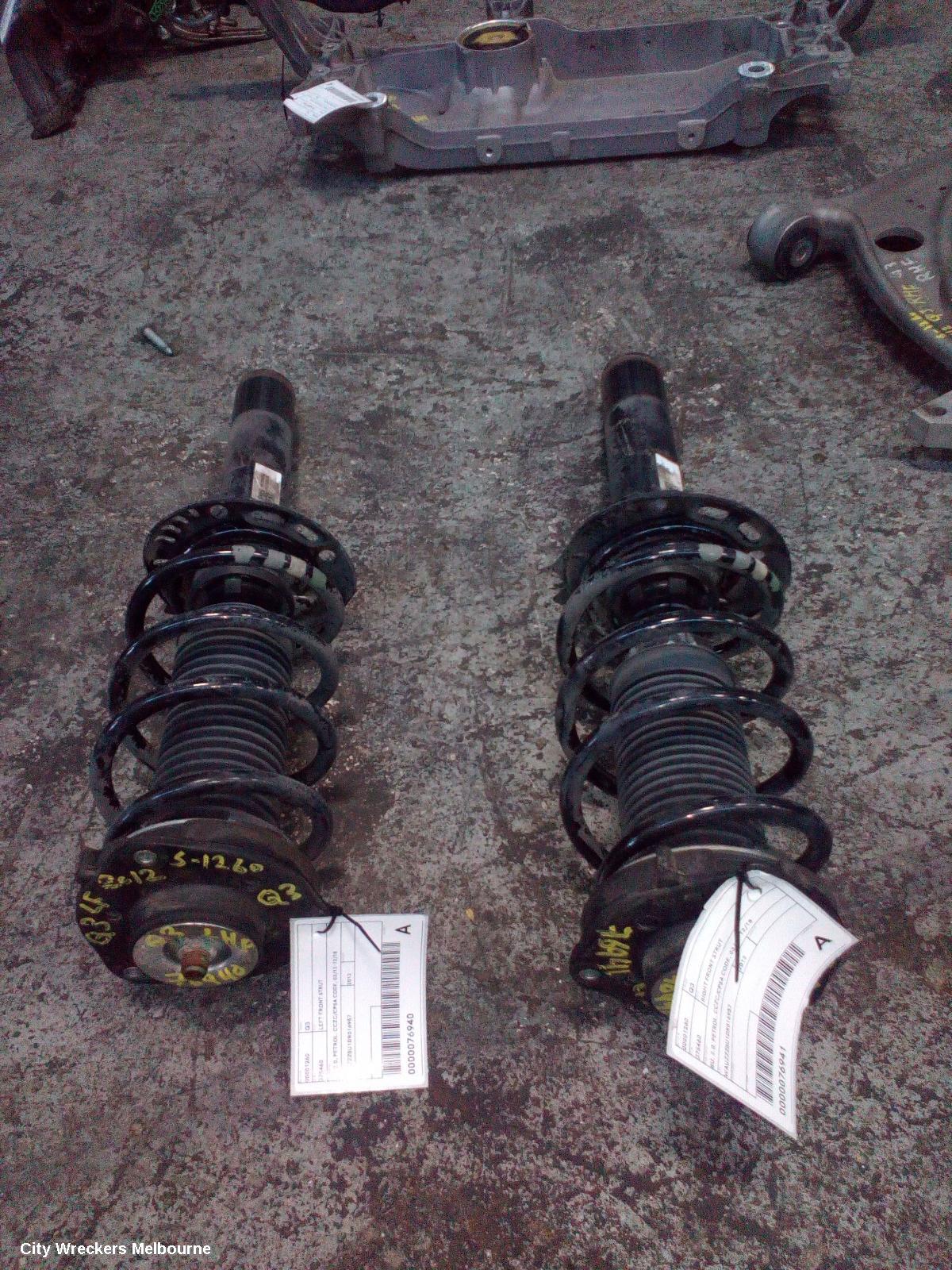 AUDI Q3 RIGHT FRONT STRUT, 8U, 2.0, PETROL, CCZC/CPSA CODE, 03/2012 - 12/2018 - Image 3