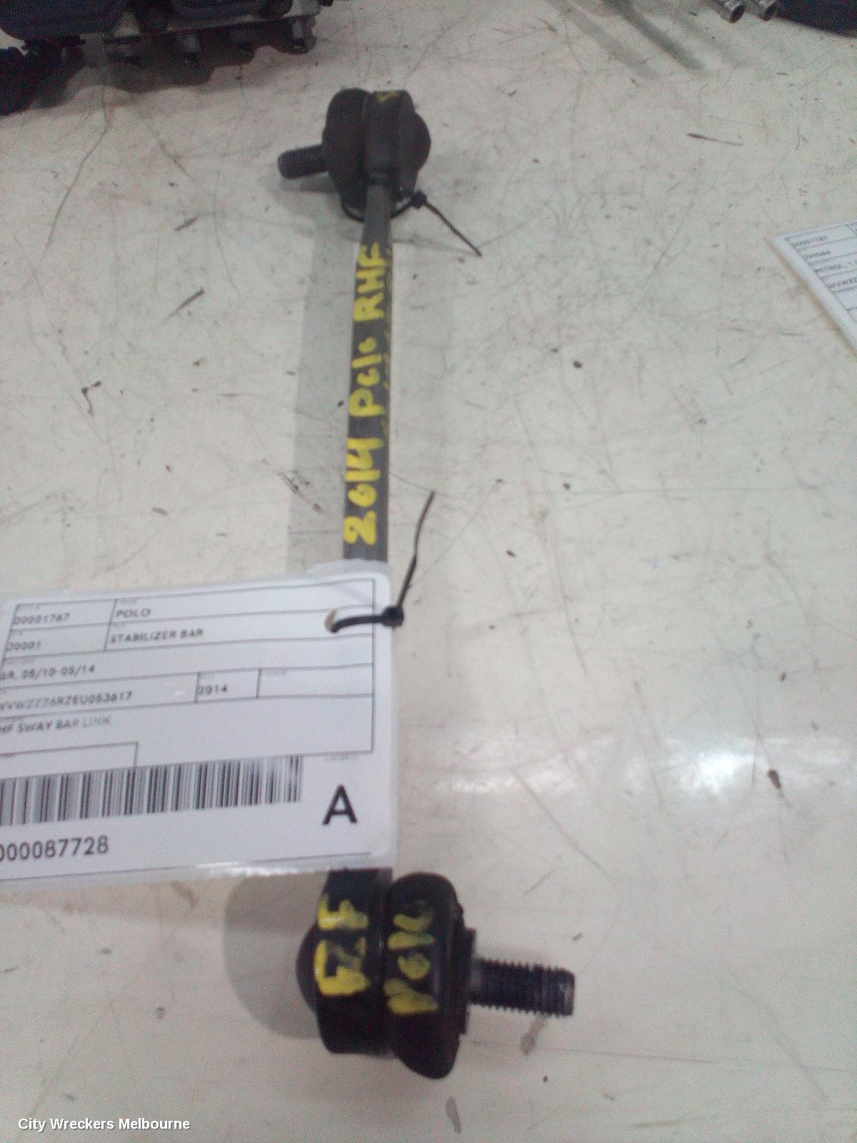 VOLKSWAGEN POLO STABILISER BAR, 6R, 05/2010 - 05/2014 - Image 2