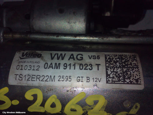 AUDI A3 STARTER, PETROL, 1.8, CDAA CODE, AUTO T/M, VALEO, 8P, 05/2007 - 04/2013 - Image 2