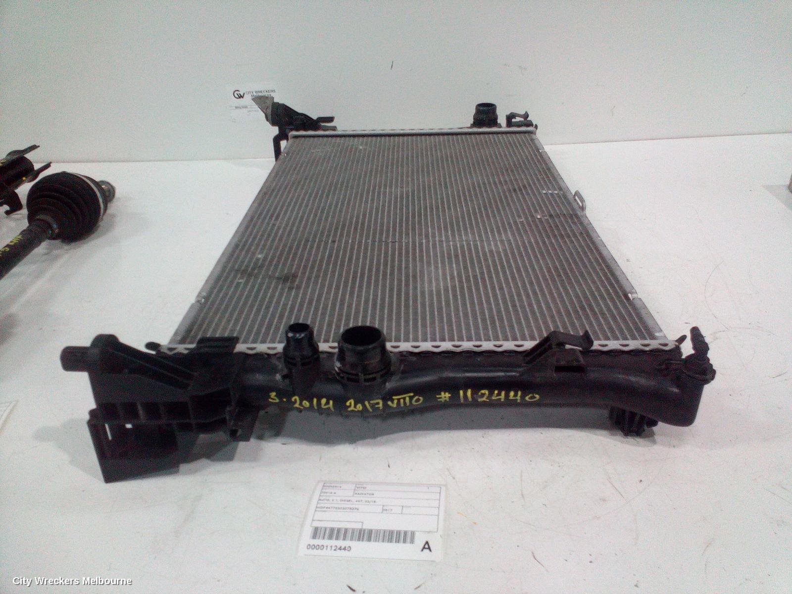 MERCEDES VITO RADIATOR, AUTO, 2.1, DIESEL, 447, 03/2015 ONWARDS - Image 2