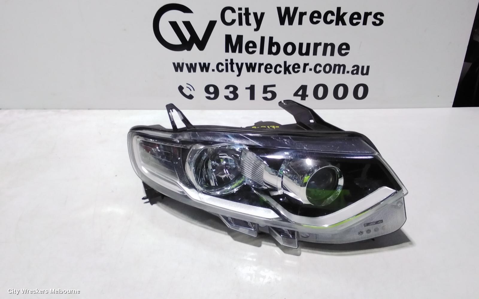 FORD TERRITORY RIGHT HEADLAMP, SZ MKI, TITANIUM, 04/2011 - 09/2014 - Image 1