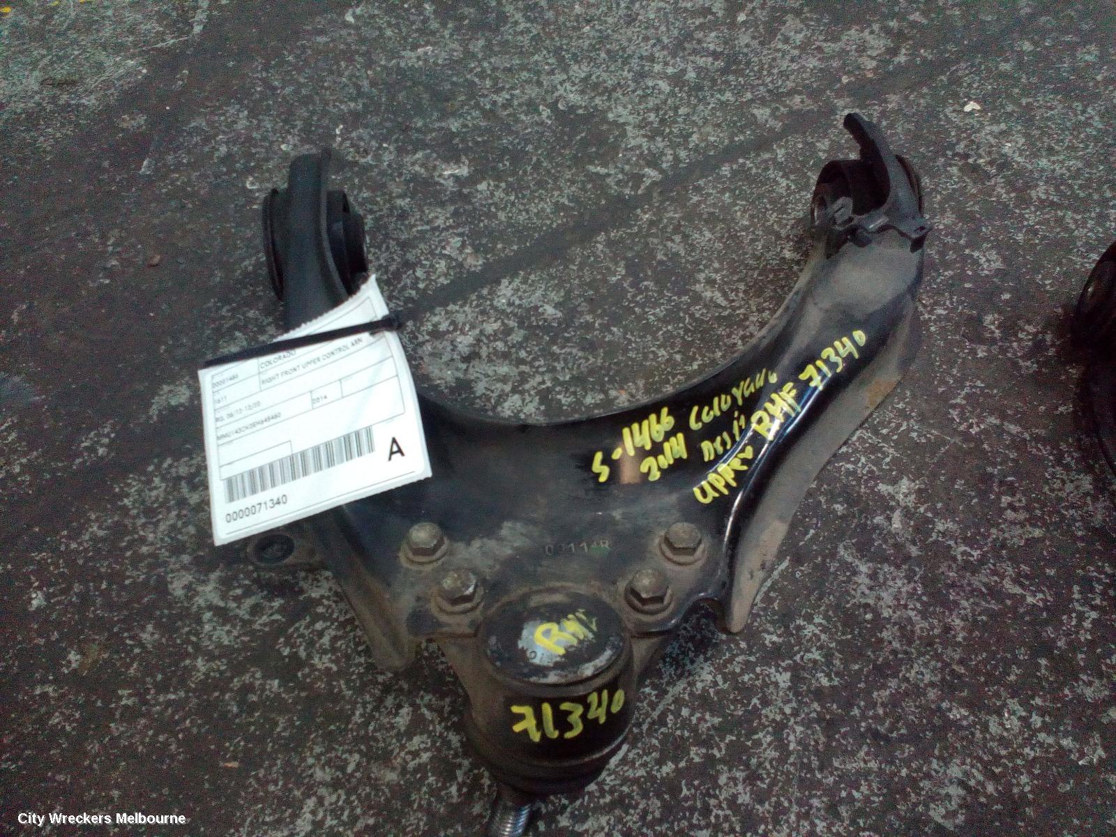 HOLDEN COLORADO RIGHT FRONT UPPER CONTROL ARM, RG, 2WD, 06/2012 - 12/2020 - Image 1