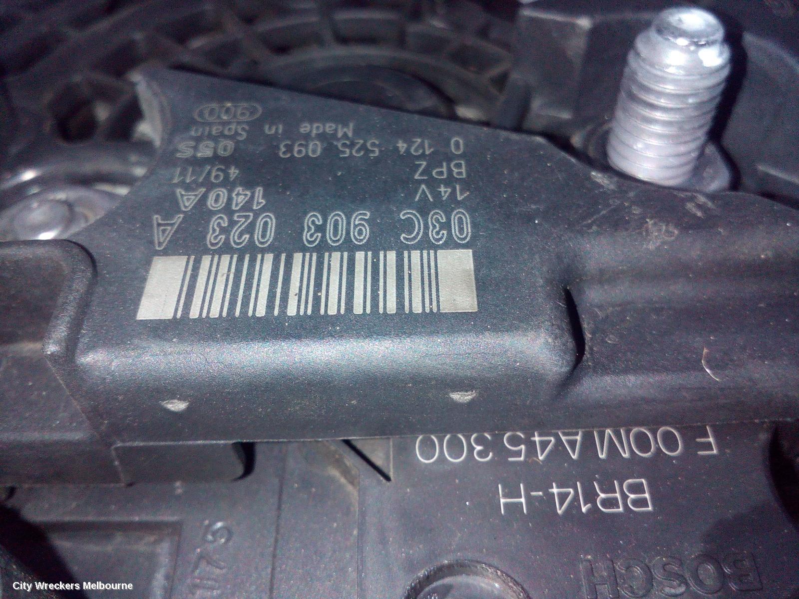 VOLKSWAGEN GOLF ALTERNATOR, PETROL, 1.4, BOSCH 140AMP, GEN 6, 10/2008 - 01/2016 - Image 3