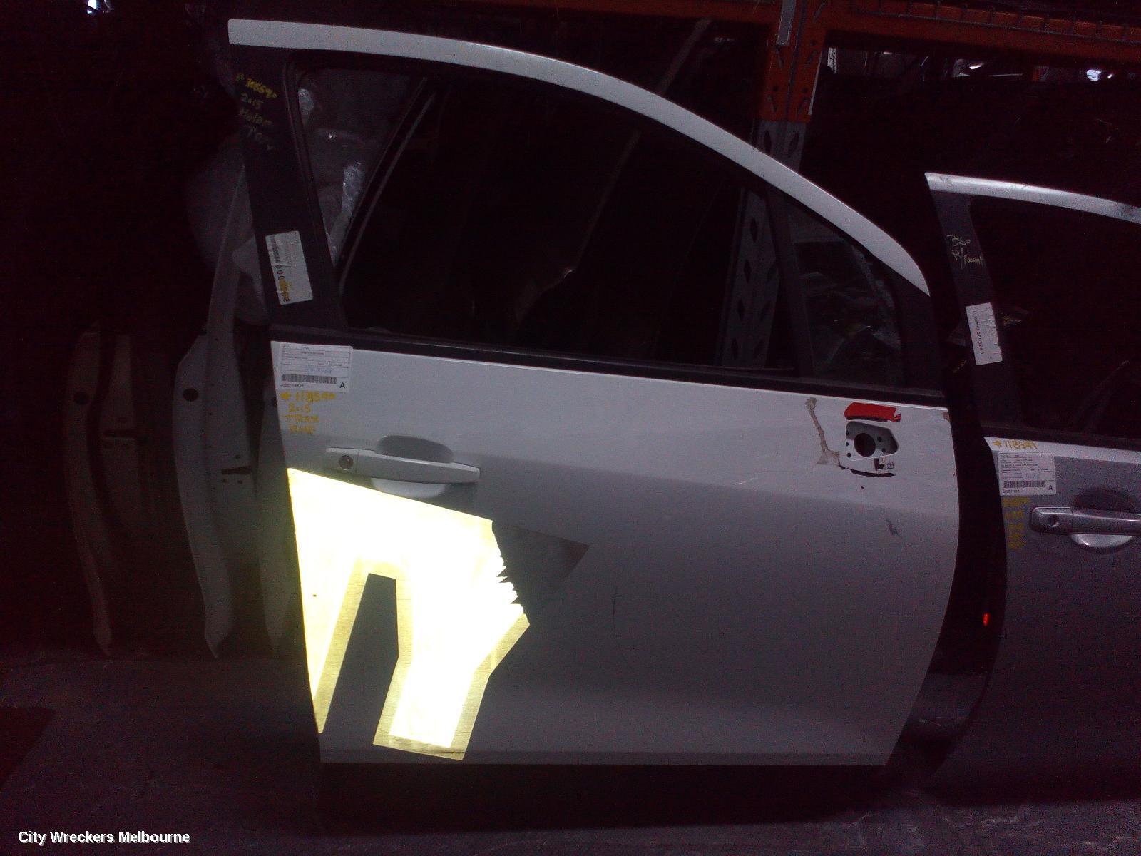 HOLDEN TRAX RIGHT FRONT DOOR, TJ SERIES, 08/2013 - 12/2020 - Image 2