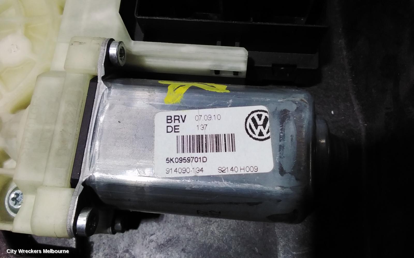 VOLKSWAGEN GOLF RIGHT FRONT WINDOW REG/MOTOR, GEN 6, 3DR/5DR HATCH, 12/2008 - 03/2013 - Image 2