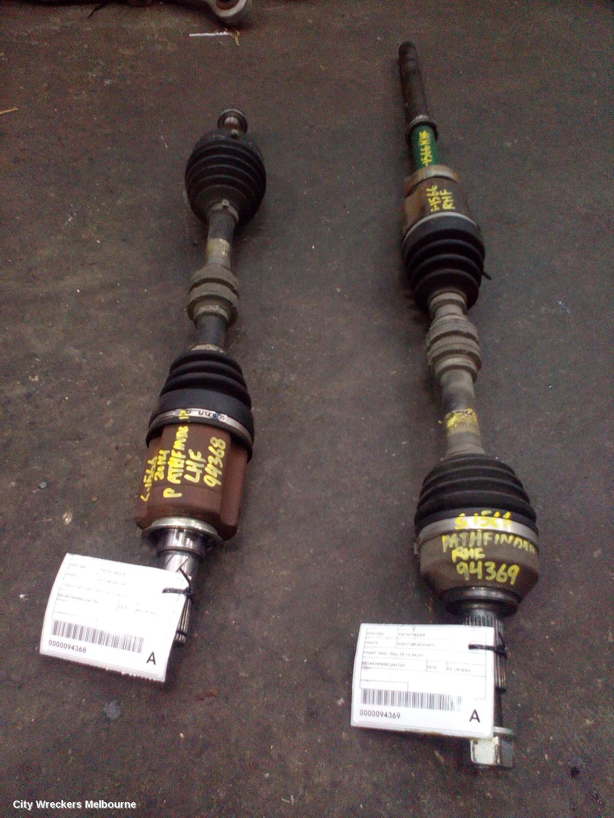 NISSAN PATHFINDER RIGHT DRIVESHAFT, FRONT, 4WD,  R52, 10/2013 - 04/2021 - Image 2
