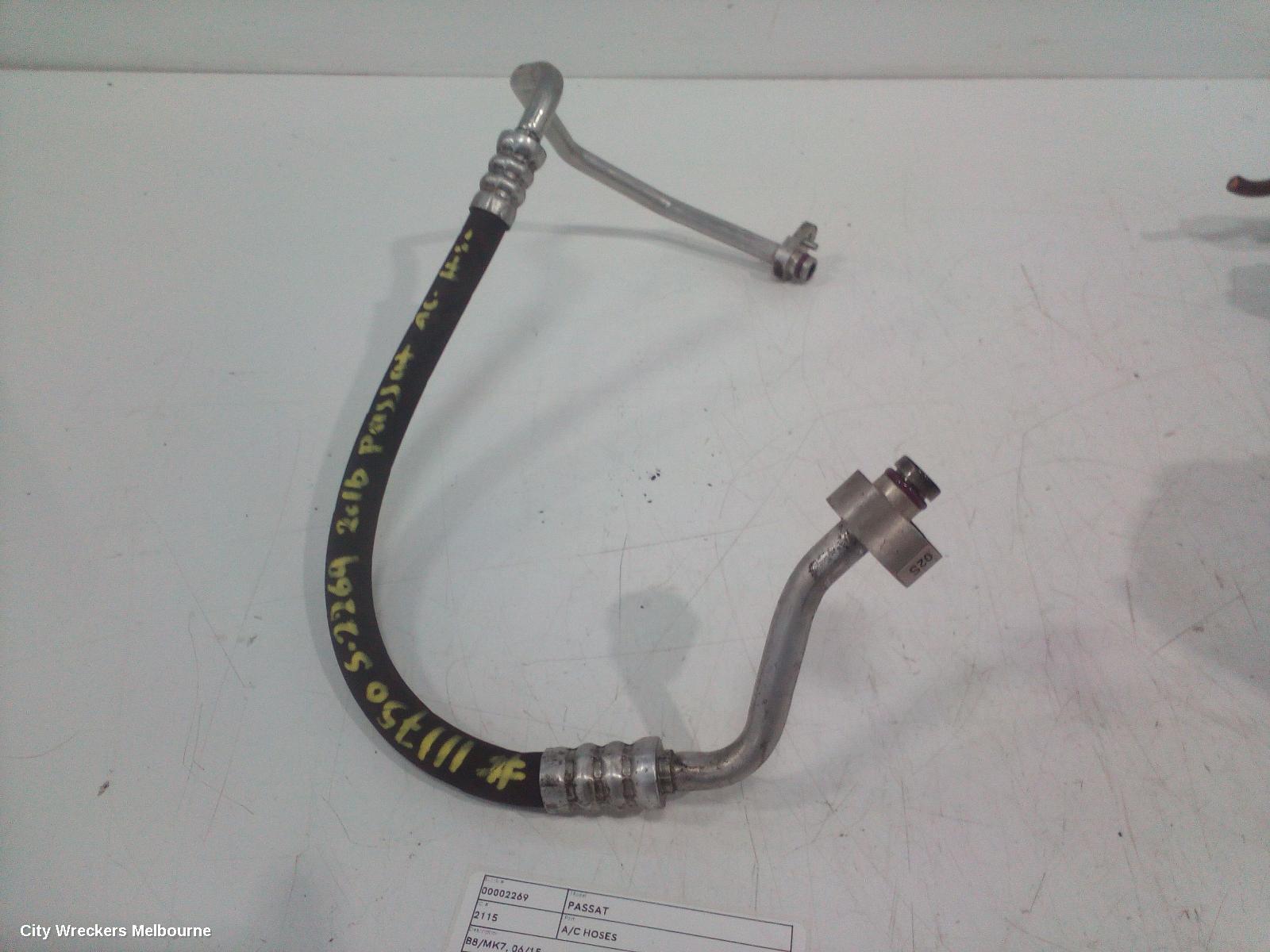 VOLKSWAGEN PASSAT A/C HOSES, B8/MK7, PETROL, 1.8, COMPRESSOR TO CONDENSER, 06/2015 - 10/2019 - Image 1