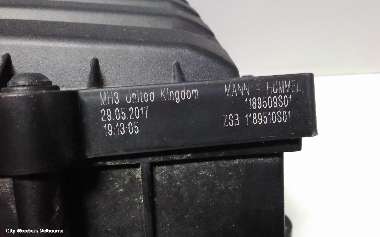 VOLKSWAGEN TIGUAN AIR CLEANER/BOX, AIR CLEANER, 5NA, 2.0, PETROL, CZPA CODE, 06/2016 ONWARDS - Image 3