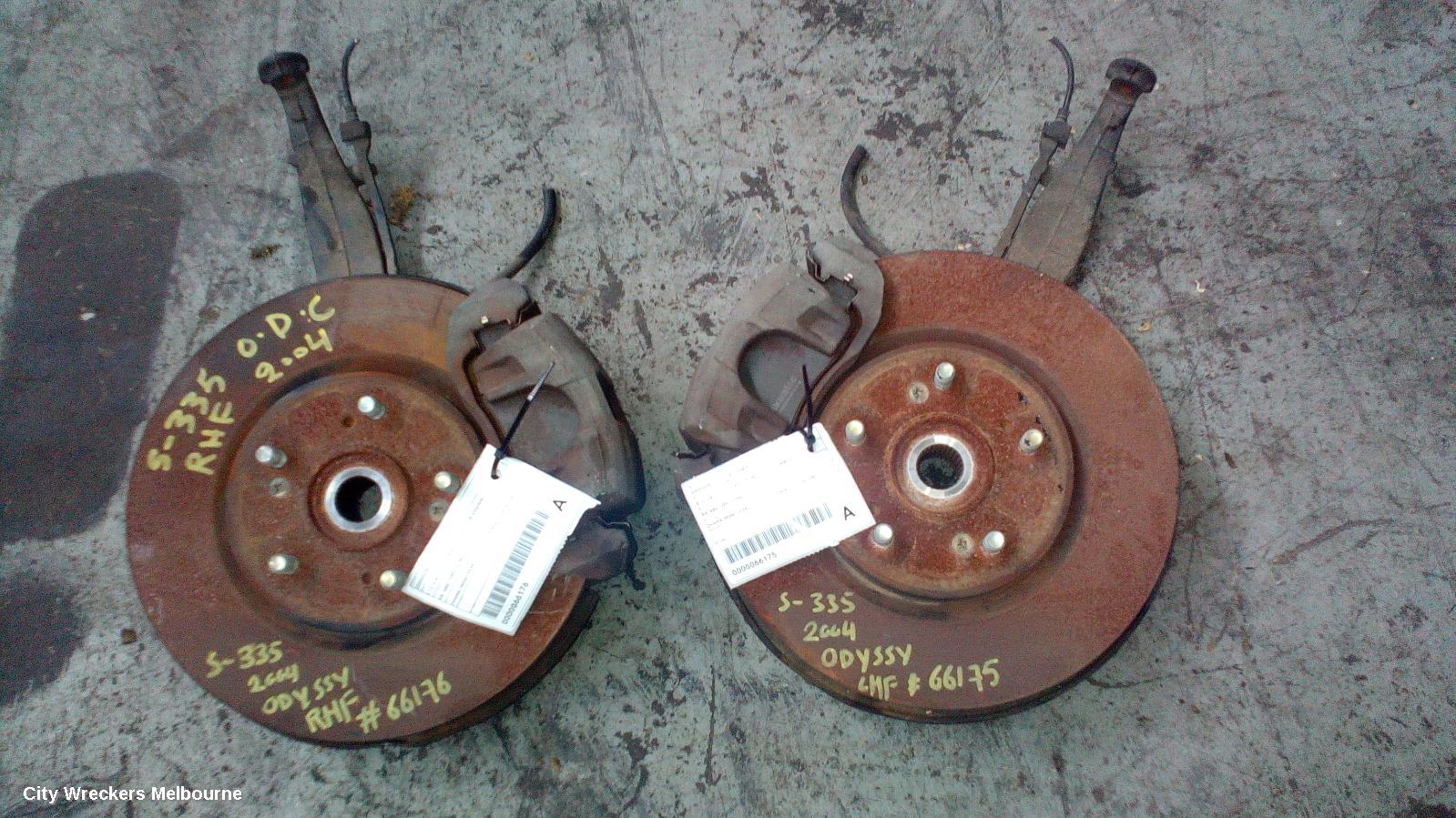 HONDA ODYSSEY LEFT FRONT HUB ASSEMBLY, RB, ABS TYPE, 07/2004 - 12/2013 - Image 2