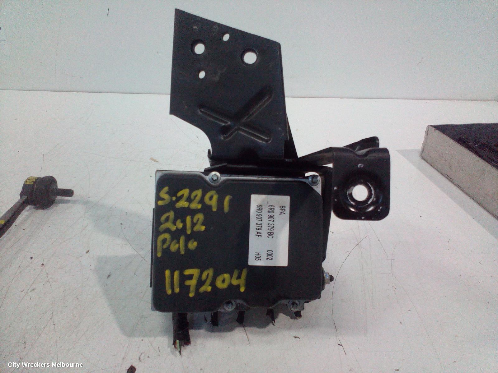 VOLKSWAGEN POLO ABS PUMP/MODULATOR, 6R, P/N 6R0907379BC, 05/2010 - 09/2017 - Image 1