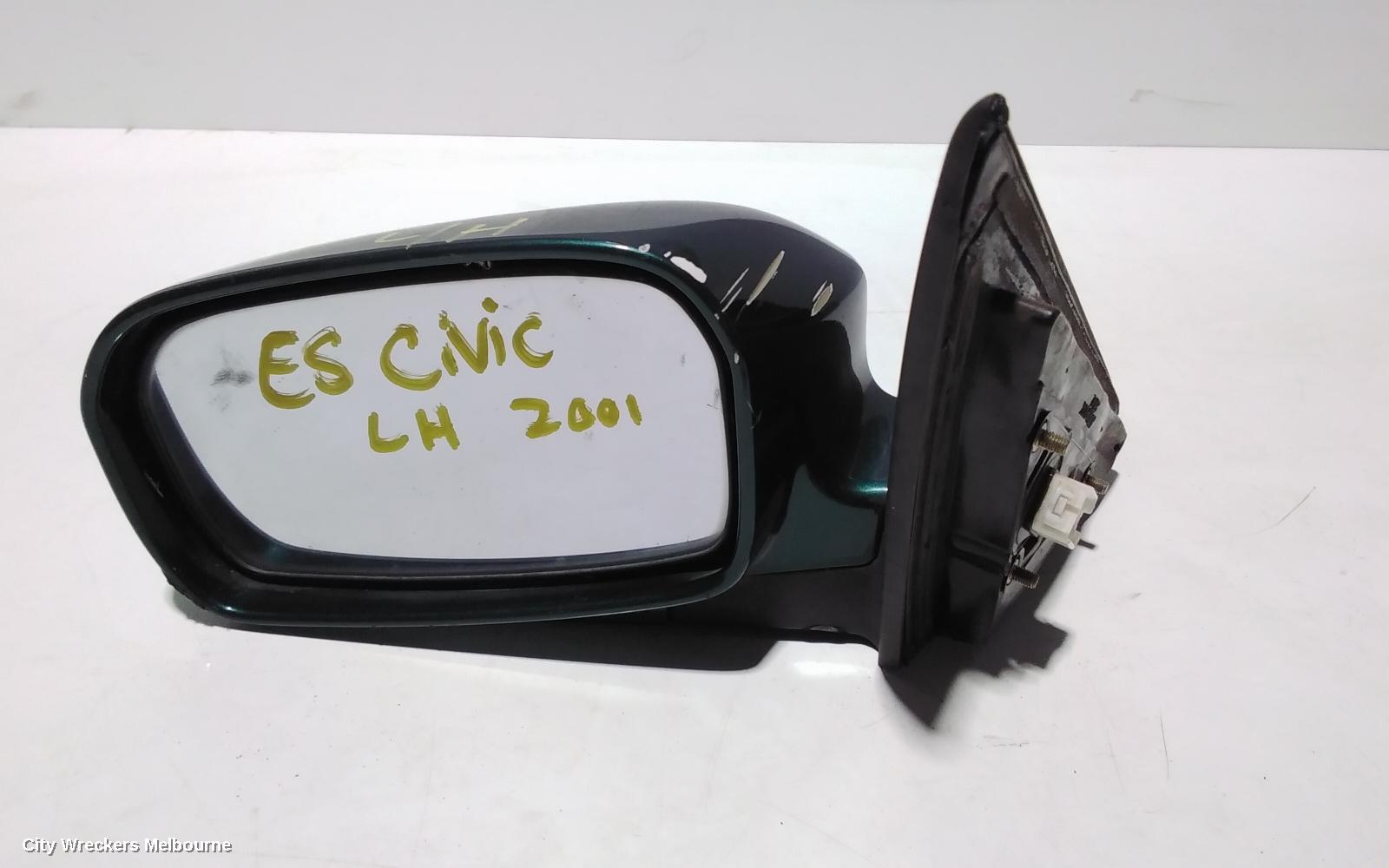 HONDA CIVIC LEFT DOOR MIRROR, 7TH GEN, SEDAN, 3 WIRE TYPE, 11/2000 - 12/2005 - Image 1