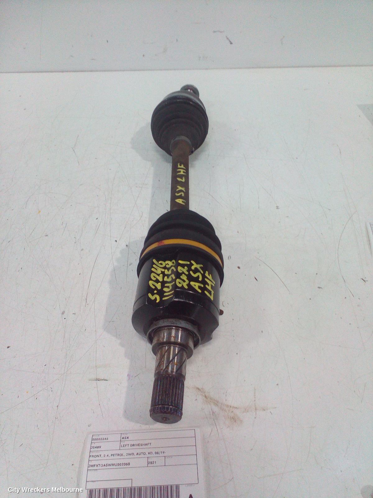 MITSUBISHI ASX LEFT DRIVESHAFT, FRONT, 2.4, PETROL, 2WD, AUTO, XD, 06/2019 ONWARDS - Image 3