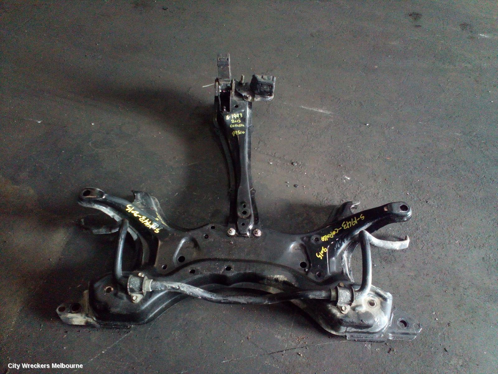 TOYOTA COROLLA FRT XMEMBER/CRADLE, ZRE172R, CROSSMEMBER, 12/2013 - 06/2019 - Image 1