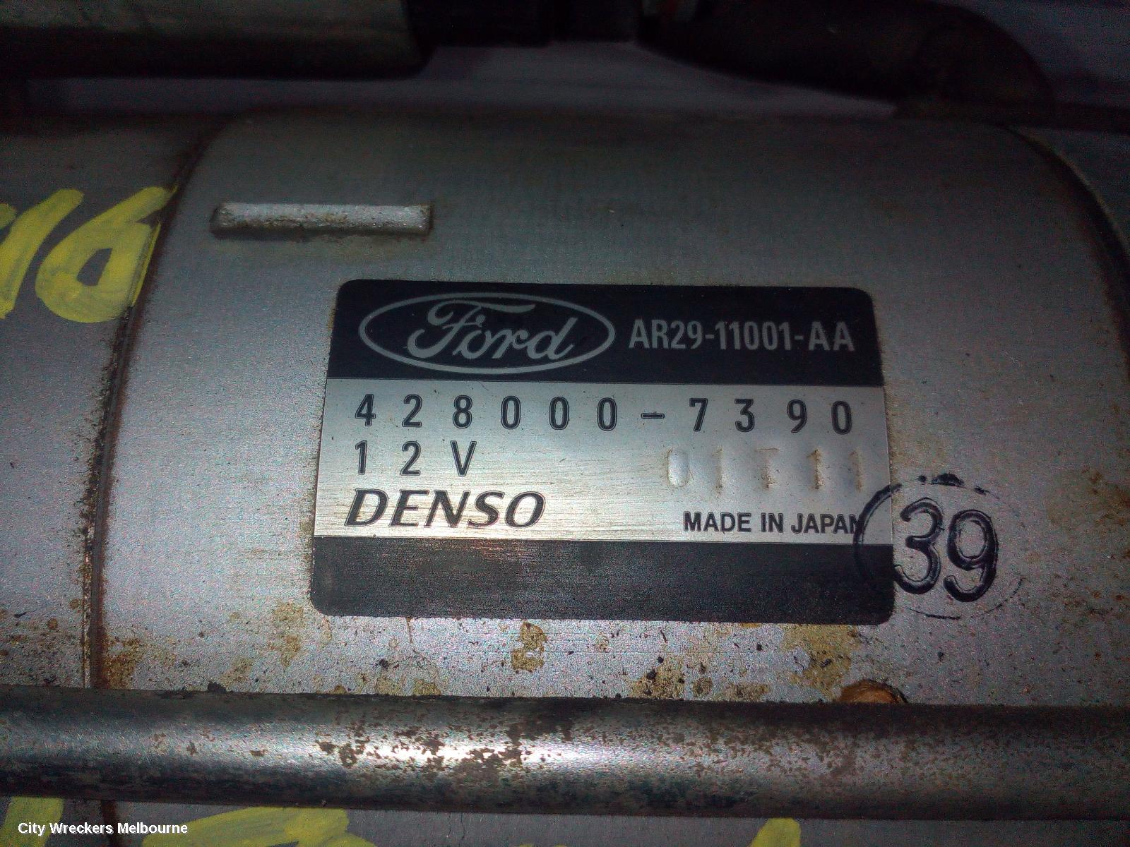 FORD TERRITORY STARTER, DIESEL, 2.7, SZ, 04/2011 - 12/2016 - Image 1