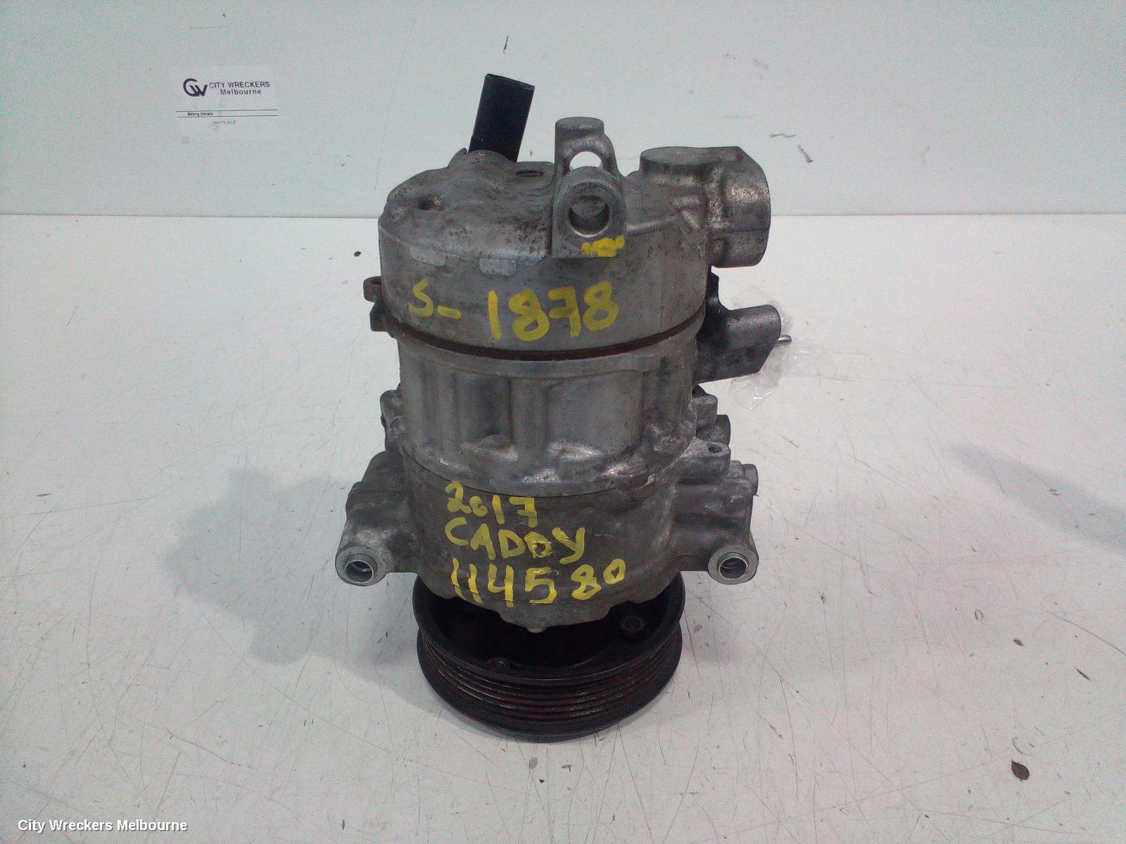VOLKSWAGEN CADDY A/C COMPRESSOR, 2KN, PETROL/DIESEL, DENSO, 07/2015 - 02/2021 - Image 1