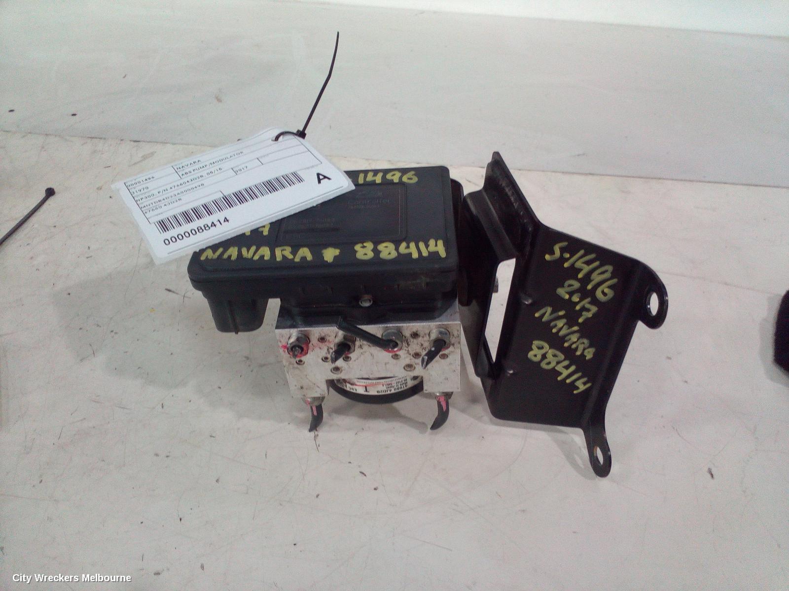 NISSAN NAVARA ABS PUMP/MODULATOR, NP300, P/N 476604JD2B, 05/2015 ONWARDS - Image 1