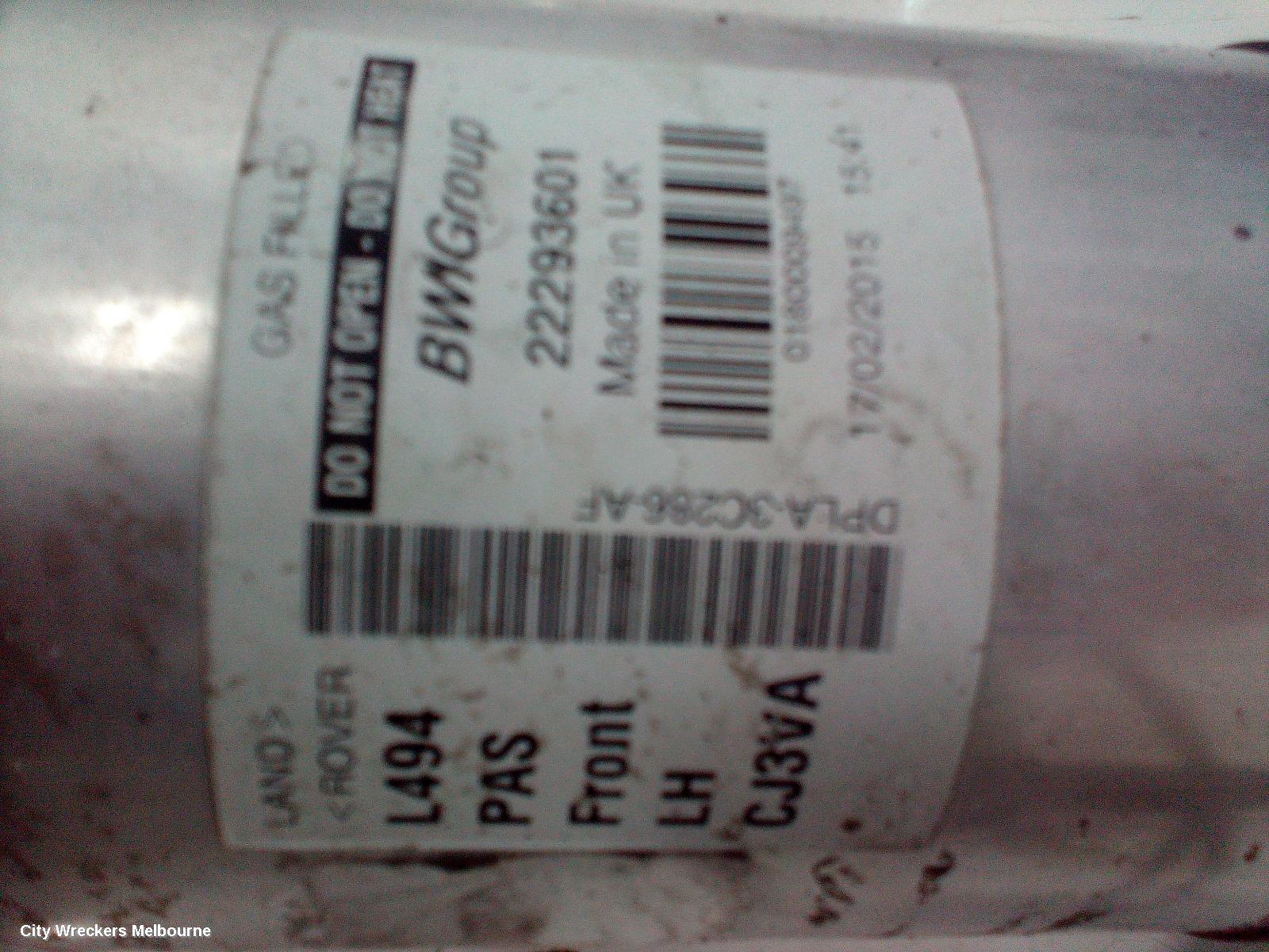 LAND ROVER RANGEROVER SPORT LEFT FRONT STRUT, AIR TYPE, NON VARIABLE DAMPENING, L494, 12/2013 - 04/2022 - Image 3