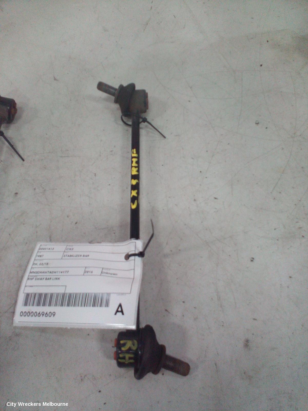 MAZDA CX3 STABILISER BAR, DK, 03/2015 ONWARDS - Image 1