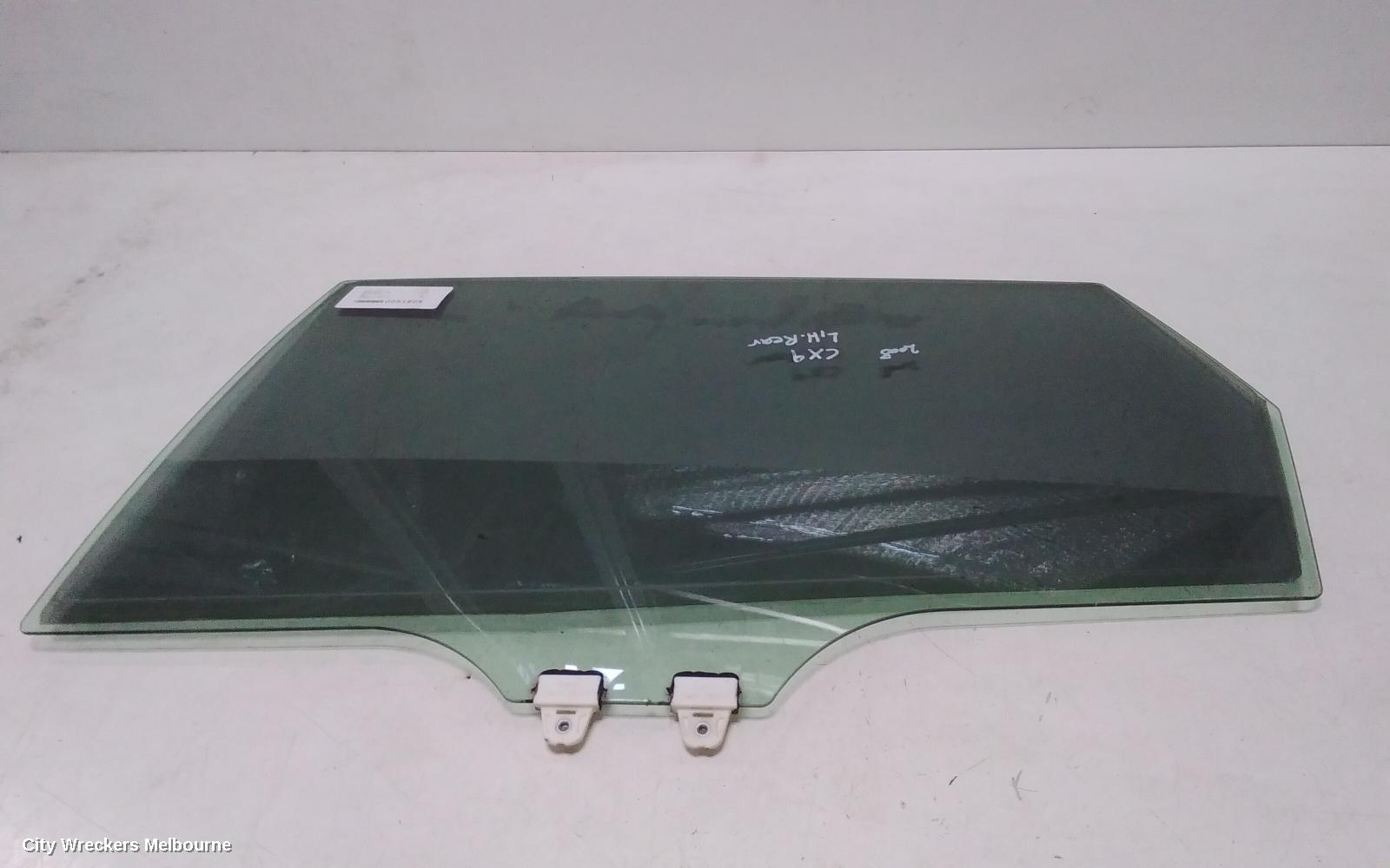 MAZDA CX9 LEFT REAR DOOR WINDOW, TB, 12/2007 - 12/2015 - Image 2