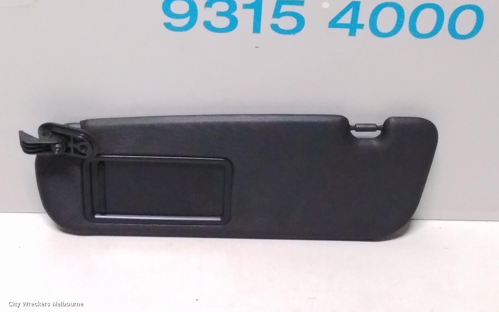 HYUNDAI VELOSTER SUNVISOR, FS, LH SIDE, BLACK, W/ MIRROR & LAMP TYPE, 12/2011 - 02/2018 - Image 2