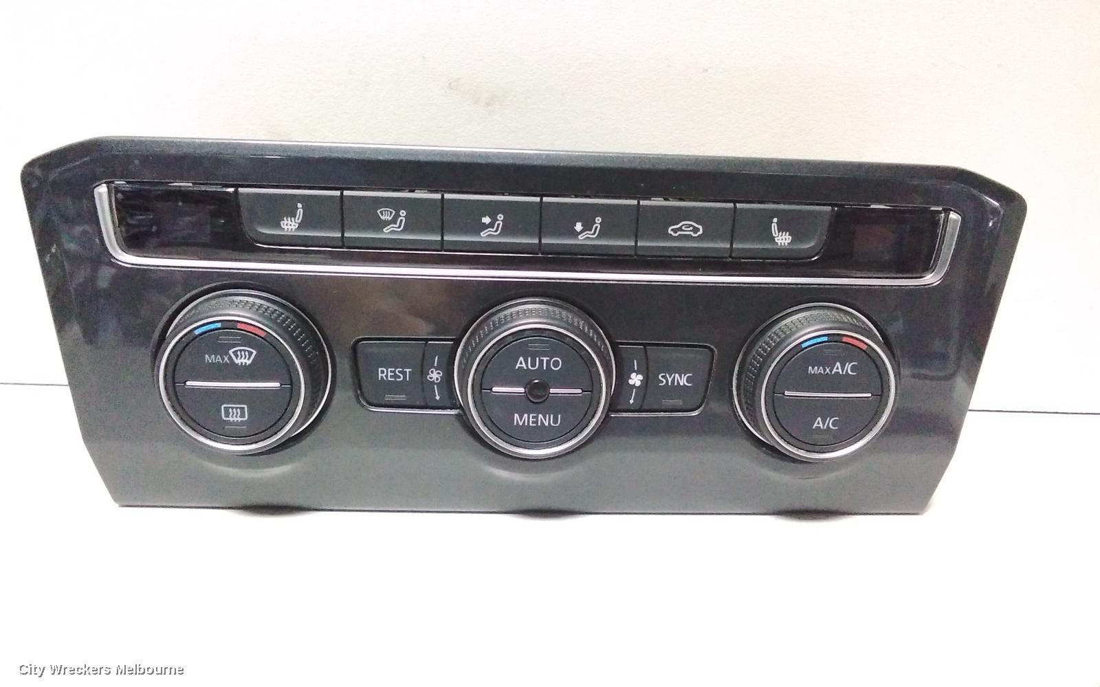 VOLKSWAGEN TIGUAN HEATER/AC CONTROLS, 5NA, FRONT, THREE ZONE CLIMATE CONTROL, W/ SEAT HEATING TYPE, 06/2016 - 05/2021 - Image 2