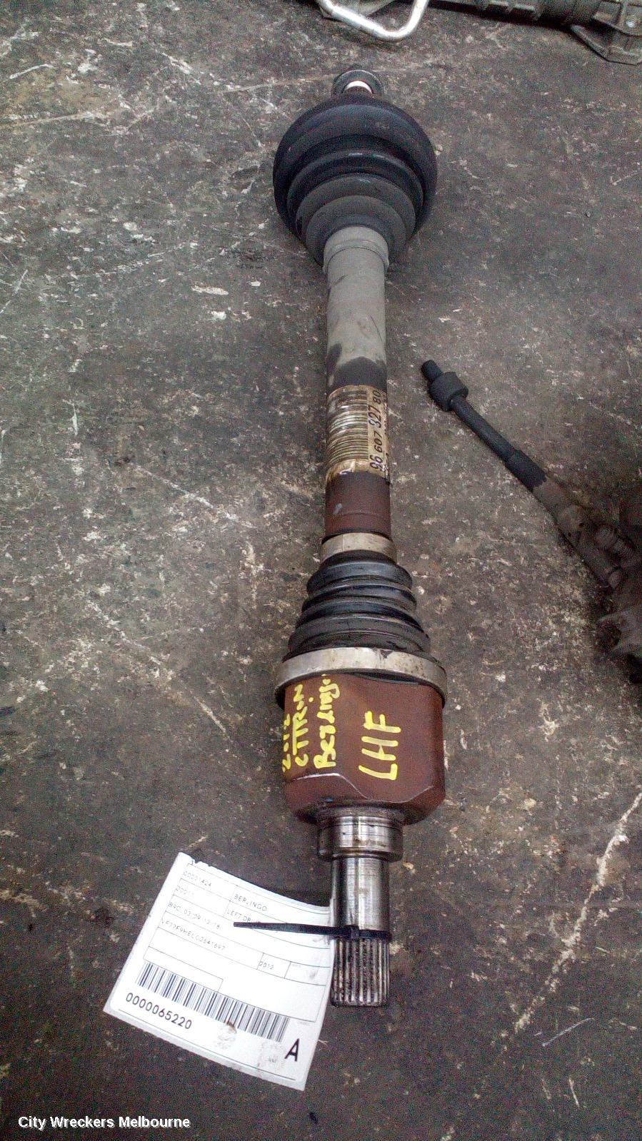 CITROEN BERLINGO LEFT DRIVESHAFT, B9C, 03/2009 - 12/2018 - Image 2