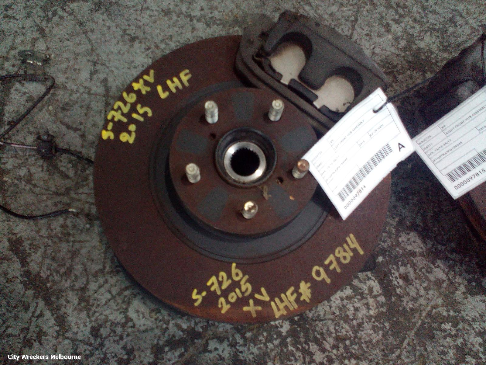 SUBARU XV LEFT FRONT HUB ASSEMBLY, G4X, 10/2013 - 04/2017 - Image 1