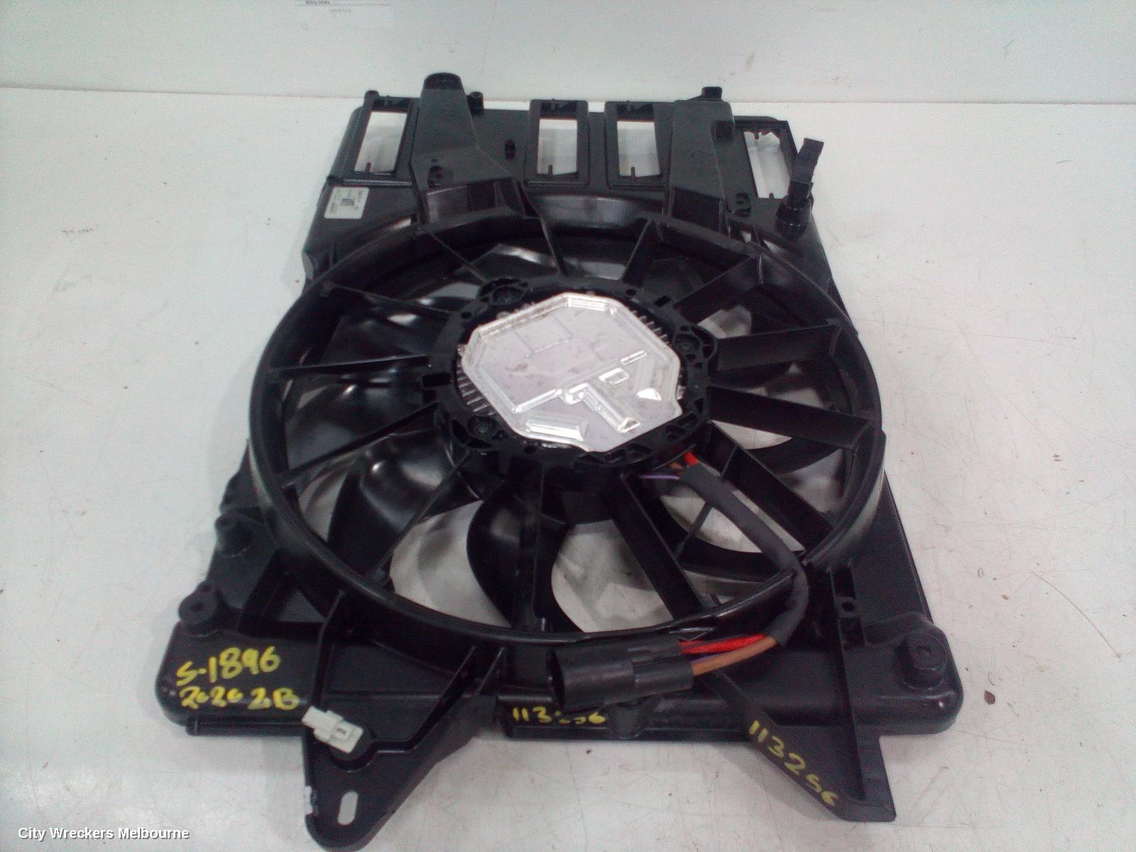 HOLDEN COMMODORE FAN, SINGLE FAN ASSY, 2.0, ZB,PETROL, 10/2017 - 12/2020 - Image 1