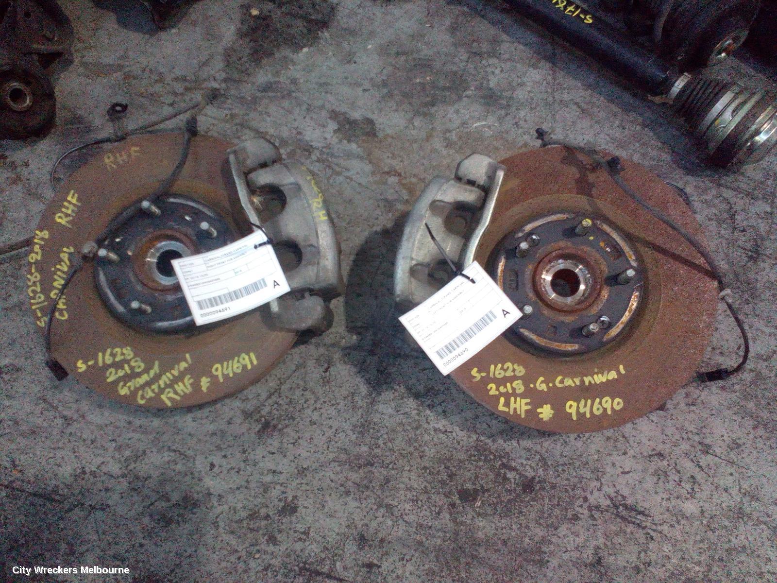 KIA CARNIVAL/GRAND CARNIVAL LEFT FRONT HUB ASSEMBLY, YP, 02/2015 - 10/2020 - Image 3