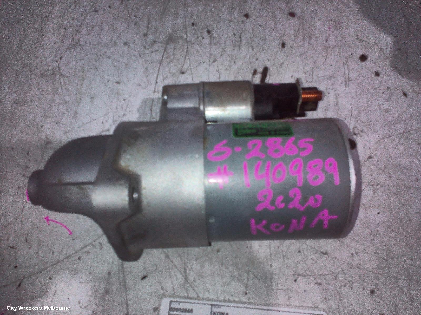 HYUNDAI KONA STARTER, PETROL, 2.0, G4NH, OS, 09/2017 - 10/2020 - Image 1