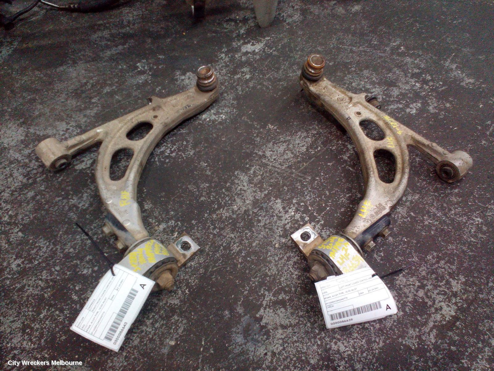 SUBARU IMPREZA RIGHT FRONT LOWER CONTROL ARM, SEDAN, ALLOY TYPE, 10/2000 - 04/2007 - Image 2