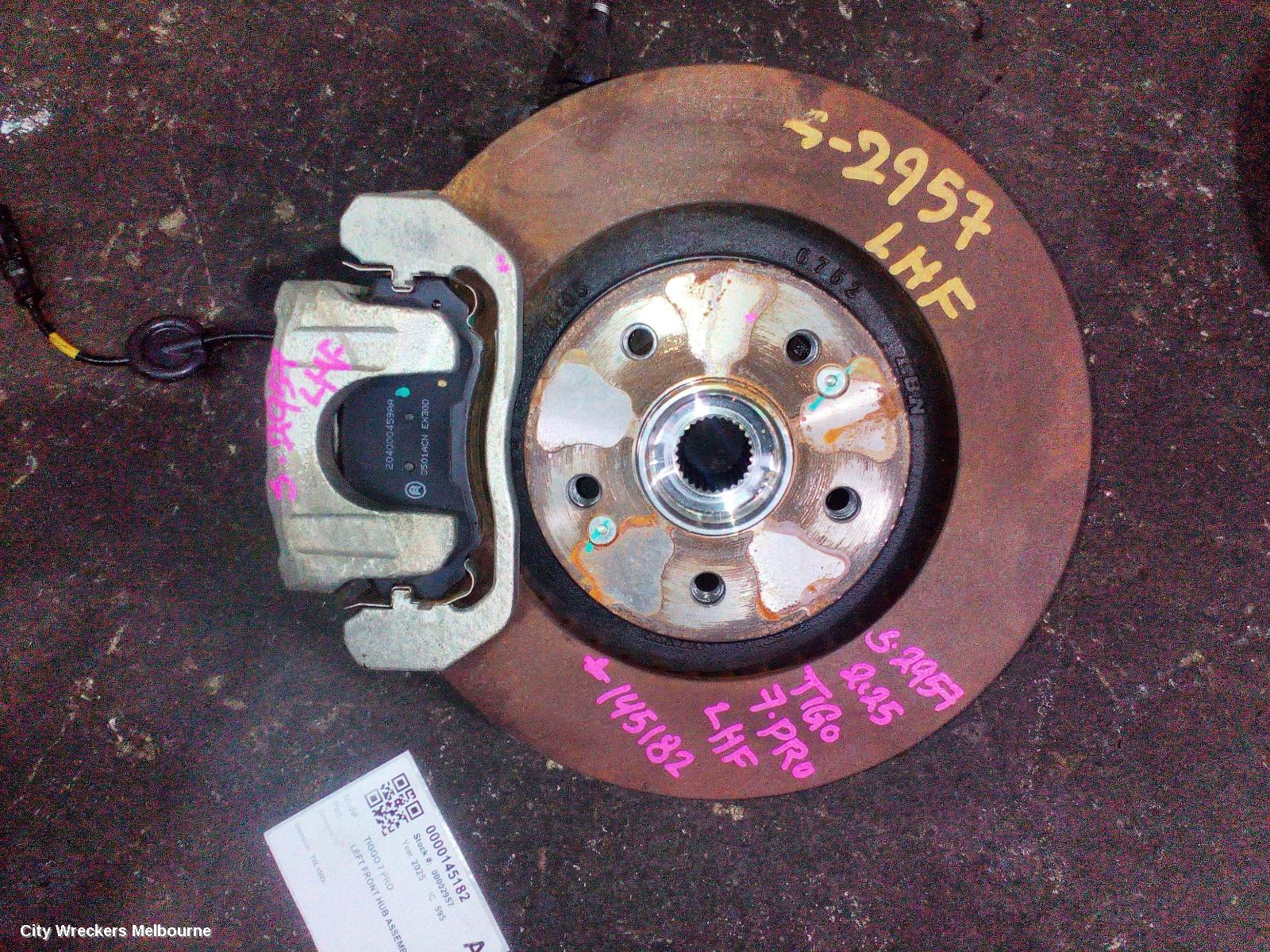 CHERY TIGGO 7 PRO LEFT FRONT HUB ASSEMBLY, T32, 05/2023 ONWARDS - Image 1