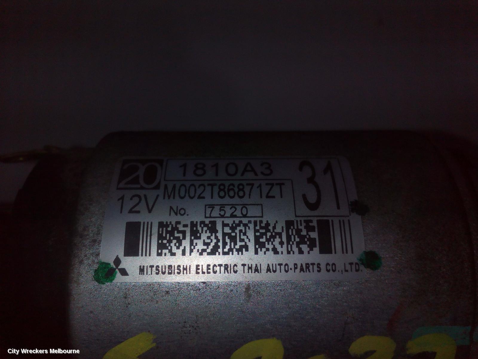 MITSUBISHI TRITON STARTER, DIESEL, 2.4, 4N15, AUTO T/M, MQ-MR, 03/2015 ONWARDS - Image 2