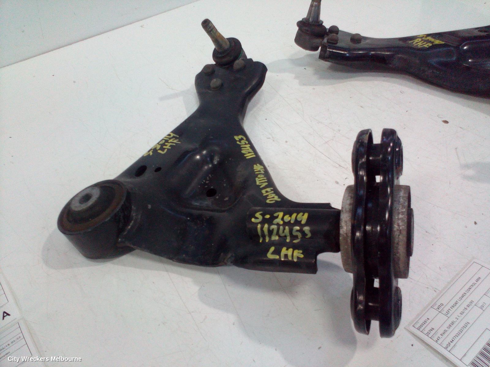 MERCEDES VITO LEFT FRONT LOWER CONTROL ARM, 447, RWD, DIESEL, 2.1, 03/2015 - 02/2022 - Image 2